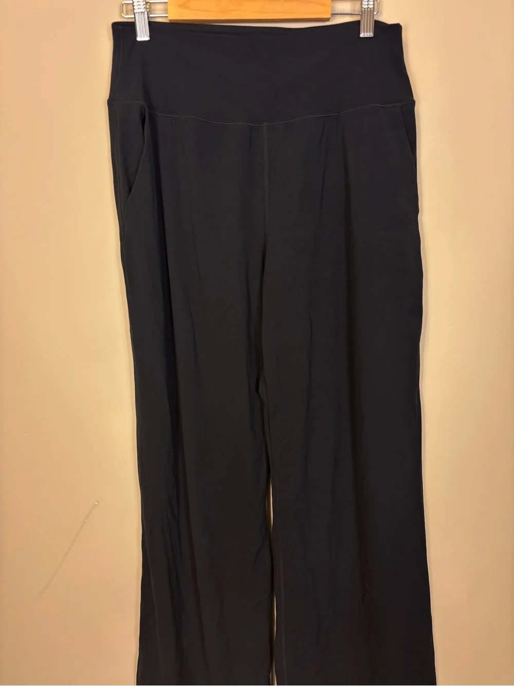Nike Zenvy Dri-Fit Black Wide-Leg Active Yoga Pants Women’s Large